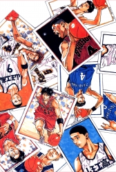 Slam Dunk Anime black Plastic ...