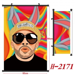 bad bunny Anime Black Plastic ...