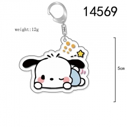 Pochacco  Anime Acrylic Keycha...