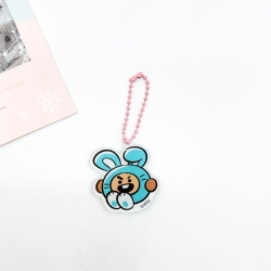 BTS Cartoon creative keychain ...