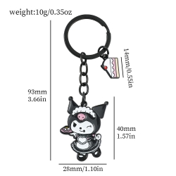 Sanrio Metal keychain cute car...