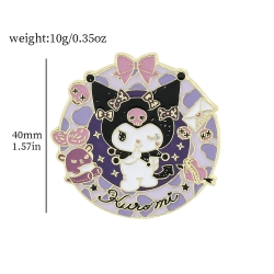 Kuromi Metal badge cute cartoo...