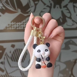 Panda Cartoon resin car keycha...