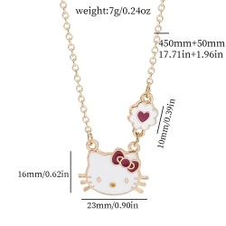 Kitty Cartoon Metal necklace P...