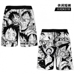 One Piece Anime casual shorts ...