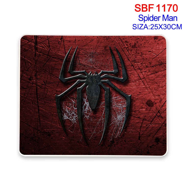 Spiderman Anime peripheral edge lock mouse pad 25X30cm  SBF-1170-2