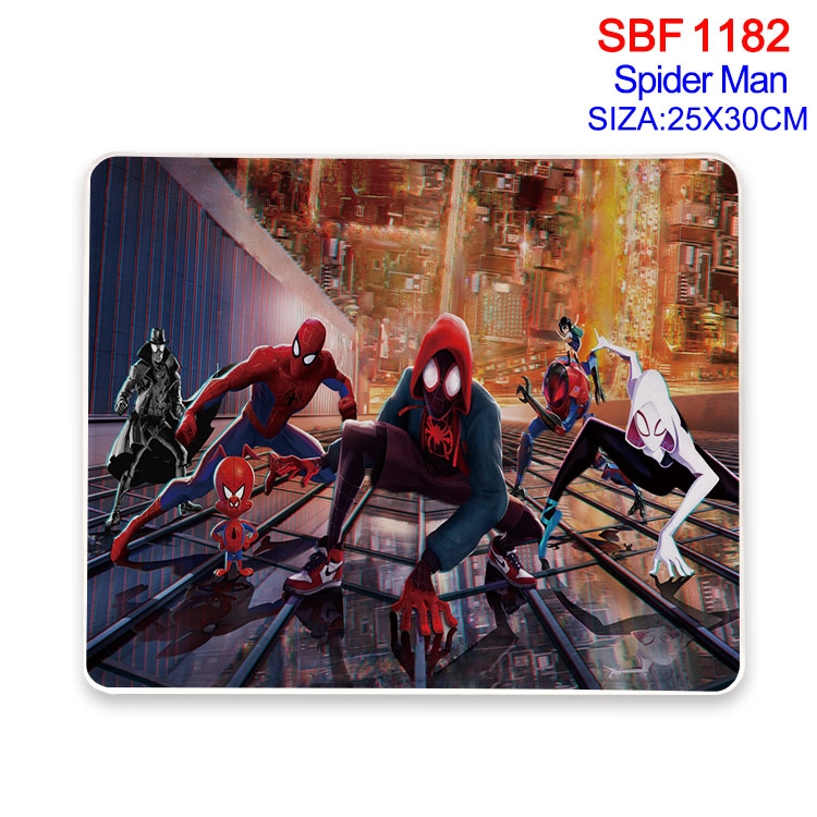 Spiderman Anime peripheral edge lock mouse pad 25X30cm  SBF-1182-2
