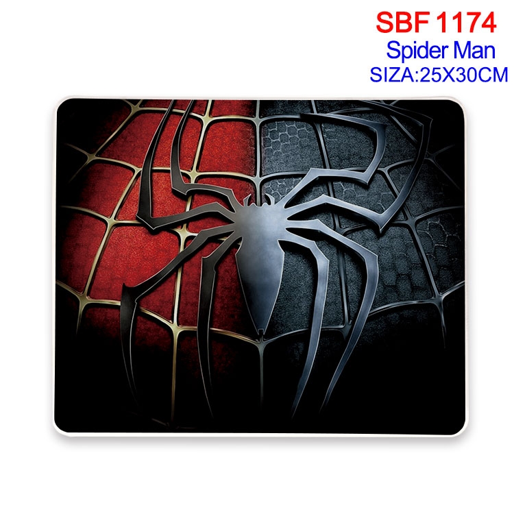Spiderman Anime peripheral edge lock mouse pad 25X30cm SBF-1174-2