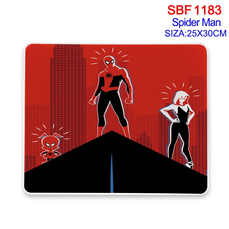 Spiderman Anime peripheral edge lock mouse pad 25X30cm  SBF-1183-2