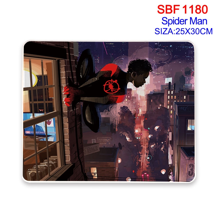 Spiderman Anime peripheral edge lock mouse pad 25X30cm SBF-1180-2
