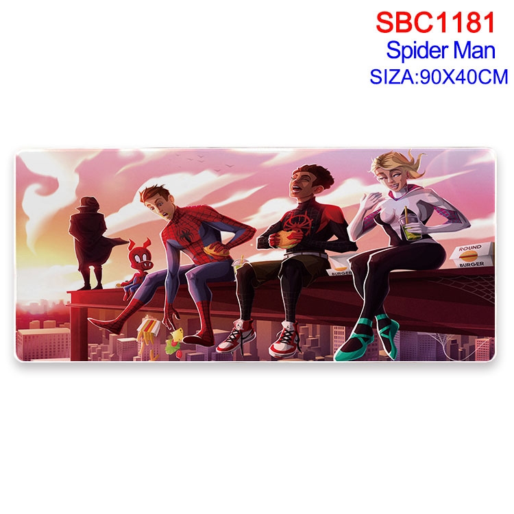 Spiderman Anime peripheral edge lock mouse pad 90X40CM  SBC-1181-2