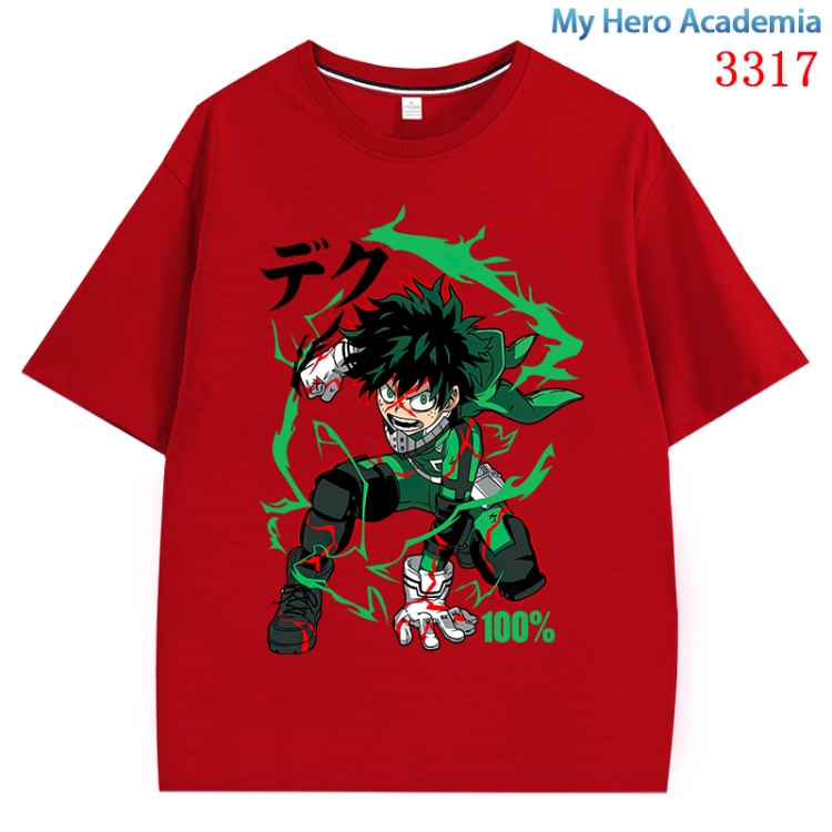 My Hero Academia Anime Surrounding New Pure Cotton T-shirt from S to 4XL CMY-3317-3