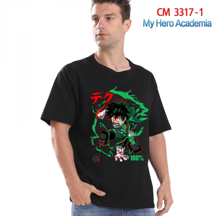 My Hero Academia Printed short-sleeved cotton T-shirt from S to 4XL  3317-1