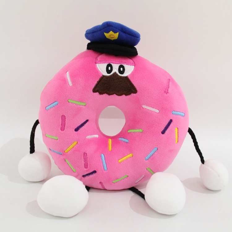 shovelware Brain Game Brain Game Donut Elastic Cloth Down Cotton Plush Doll Toys 18x6x16cm