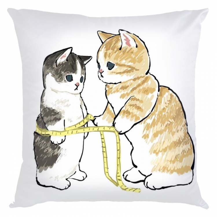 SharkCat Anime square full-color pillow cushion 45X45CM NO FILLING S4-41