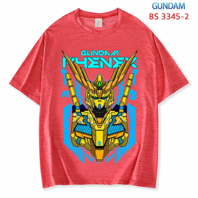 Gundam  ice silk cotton loose and comfortable T-shirt from XS to 5XL BS-3345-2