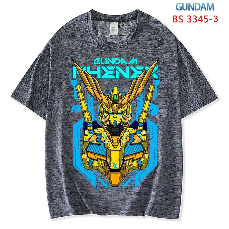 Gundam  ice silk cotton loose and comfortable T-shirt from XS to 5XL BS-3345-3