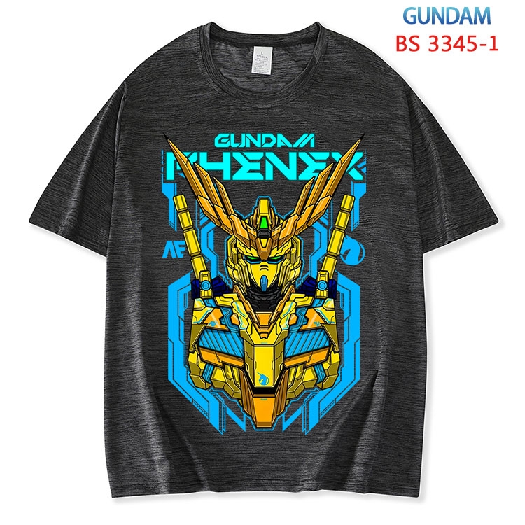 Gundam  ice silk cotton loose and comfortable T-shirt from XS to 5XL BS-3345-1