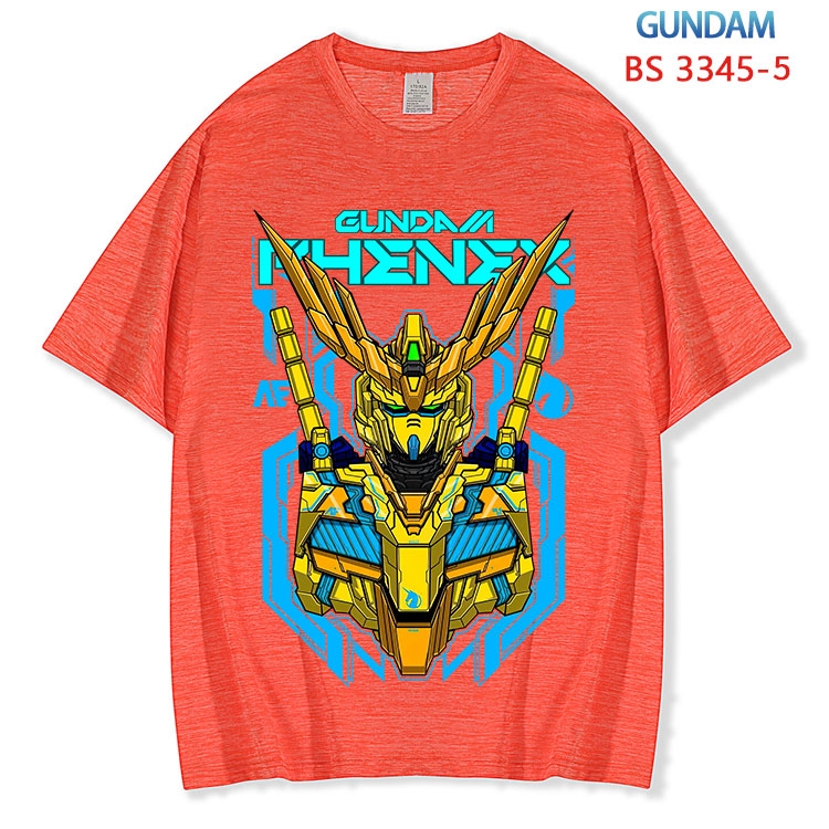 Gundam  ice silk cotton loose and comfortable T-shirt from XS to 5XL  BS-3345-5