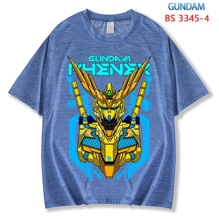 Gundam  ice silk cotton loose and comfortable T-shirt from XS to 5XL BS-3345-4