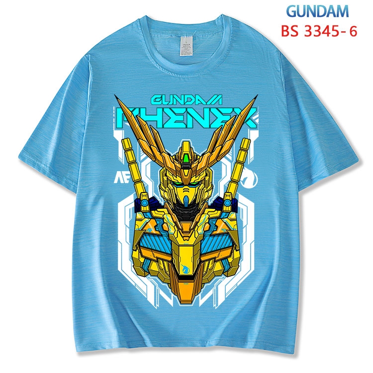 Gundam  ice silk cotton loose and comfortable T-shirt from XS to 5XL BS-3345-6