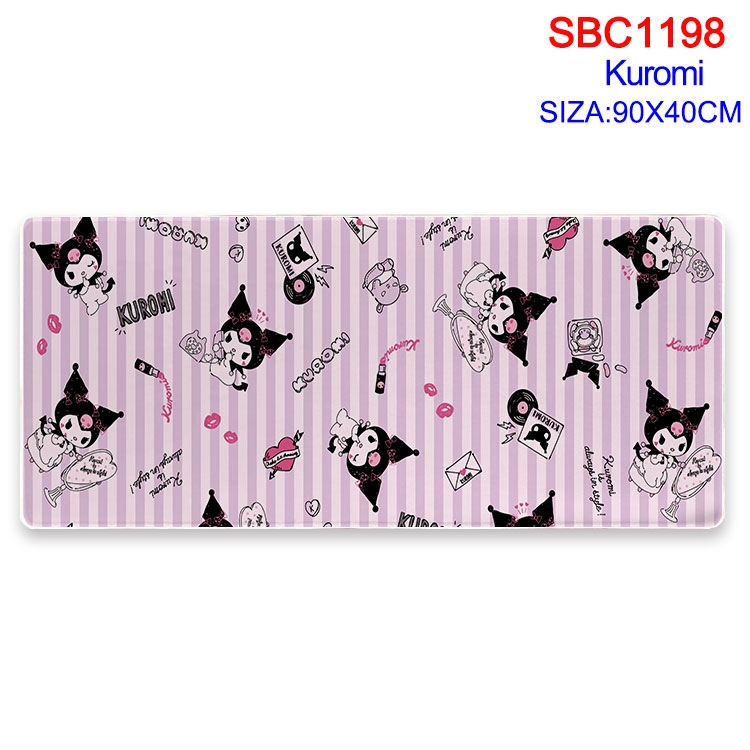 Kuromi Anime peripheral edge lock mouse pad 90X40CM SBC-1198-2