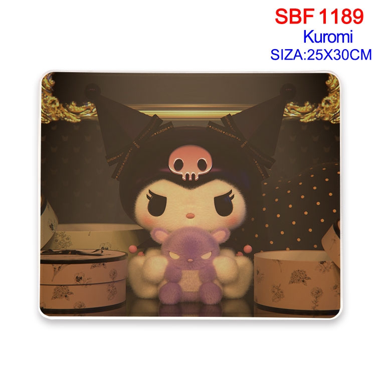 Kuromi Anime peripheral edge lock mouse pad 25X30cm  SBF-1189-2