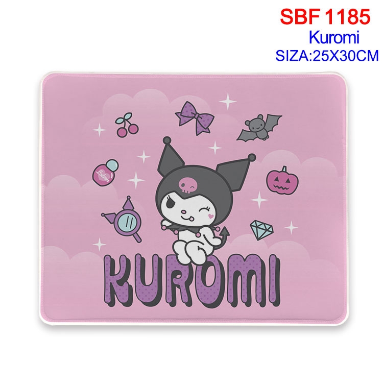 Kuromi Anime peripheral edge lock mouse pad 25X30cm  SBF-1185-2
