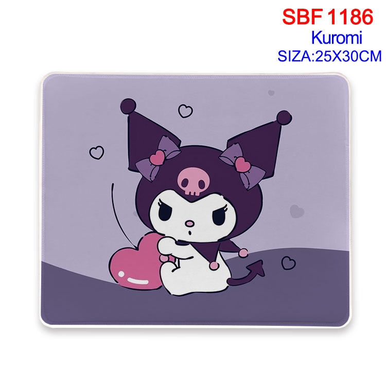Kuromi Anime peripheral edge lock mouse pad 25X30cm SBF-1186-2
