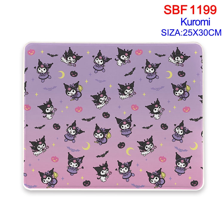 Kuromi Anime peripheral edge lock mouse pad 25X30cm SBF-1199-2