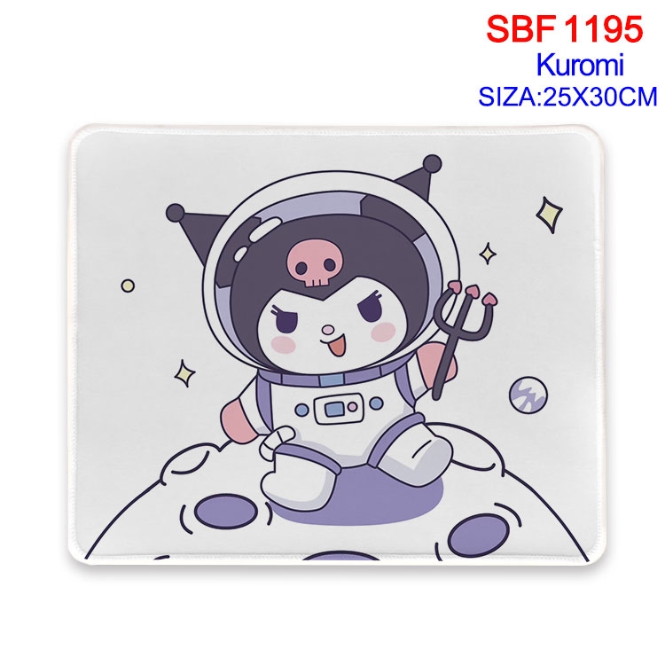 Kuromi Anime peripheral edge lock mouse pad 25X30cm SBF-1195-2