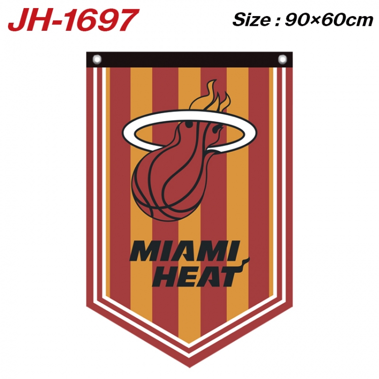 NBA Miami Heat Peripheral Full Color Printing Banner 90X60CM