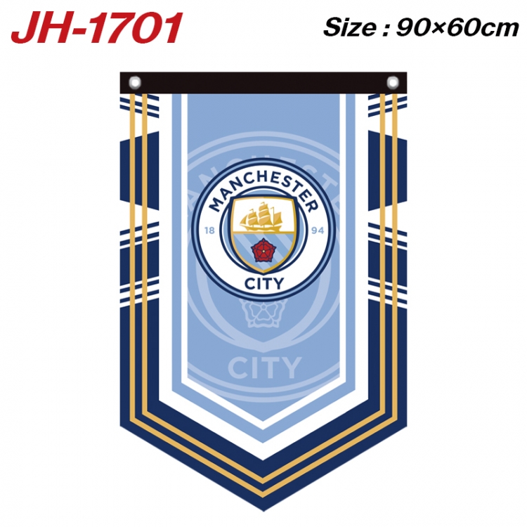 NBA Manchester City F.C Peripheral Full Color Printing Banner 90X60CM