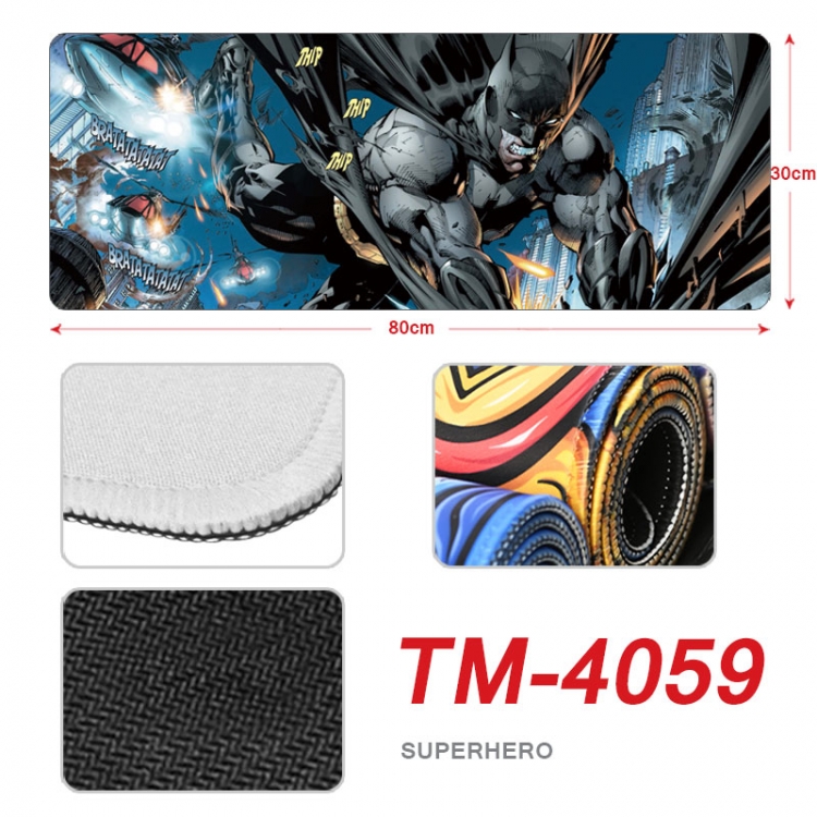 Superhero Anime peripheral new lock edge mouse pad 80X30cm  TM-4059