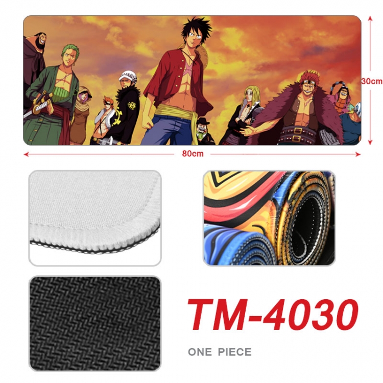 One Piece Anime peripheral new lock edge mouse pad 80X30cm TM-4030