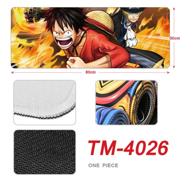 One Piece Anime peripheral new lock edge mouse pad 80X30cm  TM-4026