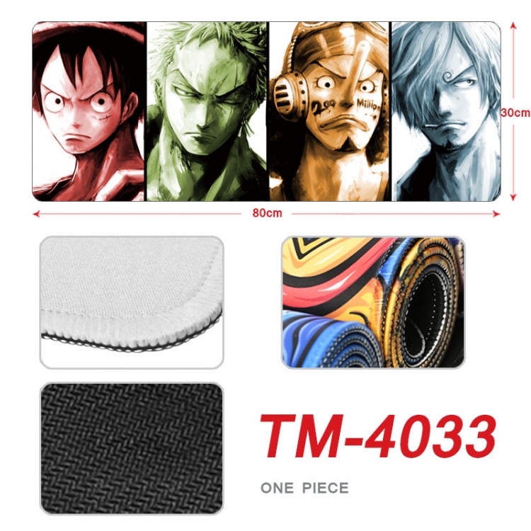 One Piece Anime peripheral new lock edge mouse pad 80X30cm TM-4033
