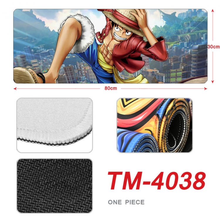 One Piece Anime peripheral new lock edge mouse pad 80X30cm  TM-4038