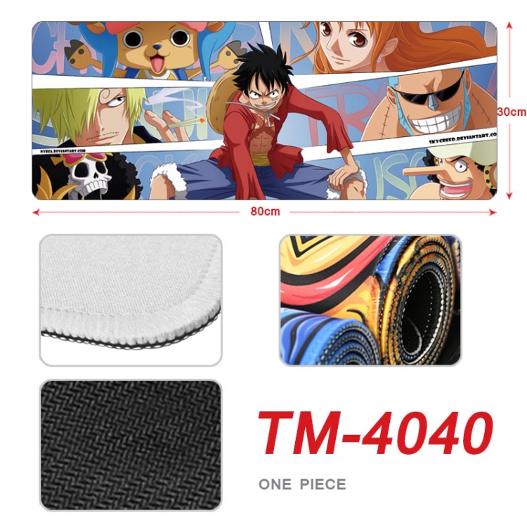 One Piece Anime peripheral new lock edge mouse pad 80X30cm TM-4040