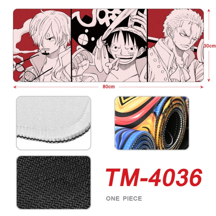 One Piece Anime peripheral new lock edge mouse pad 80X30cm  TM-4036