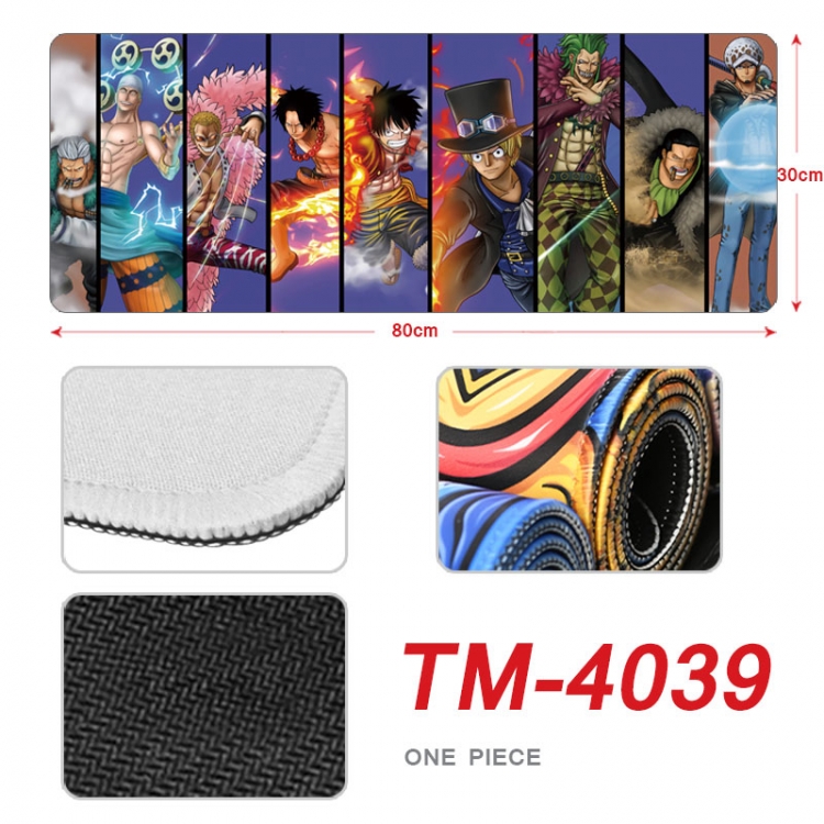 One Piece Anime peripheral new lock edge mouse pad 80X30cm TM-4039