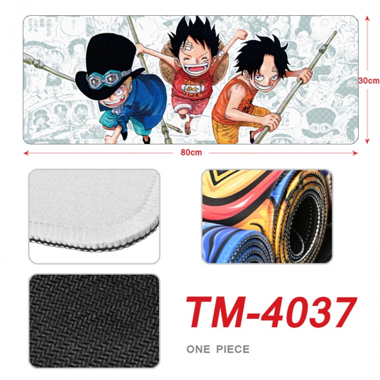 One Piece Anime peripheral new lock edge mouse pad 80X30cm  TM-4037