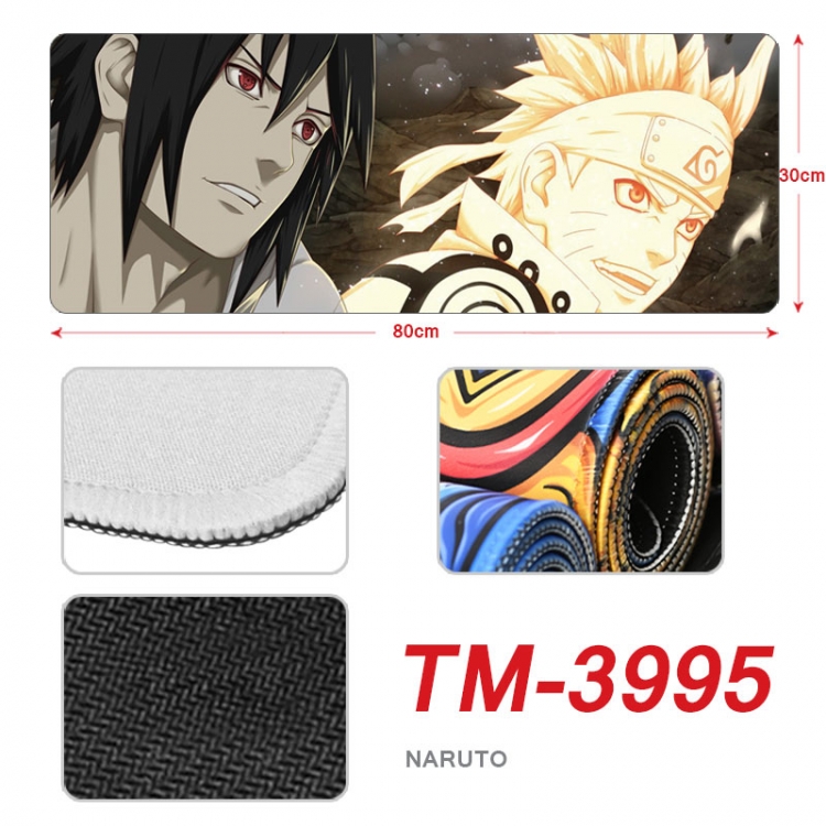 Naruto Anime peripheral new lock edge mouse pad 80X30cm TM-3995
