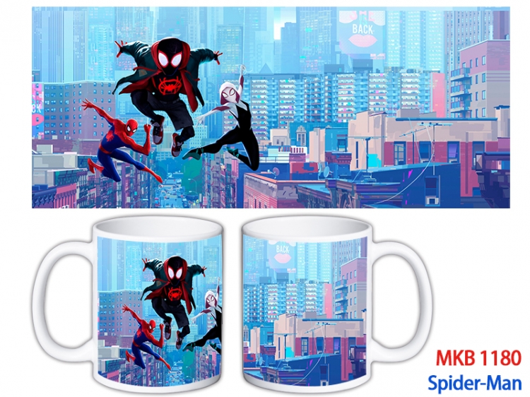Spider-Man Anime color printing ceramic mug cup price for 5 pcs  MKB-1180