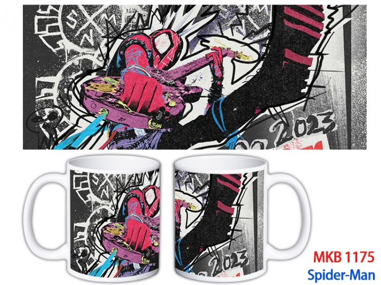Spider-Man Anime color printing ceramic mug cup price for 5 pcs  MKB-1175