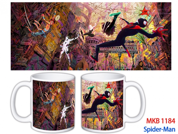 Spider-Man Anime color printing ceramic mug cup price for 5 pcs  MKB-1184