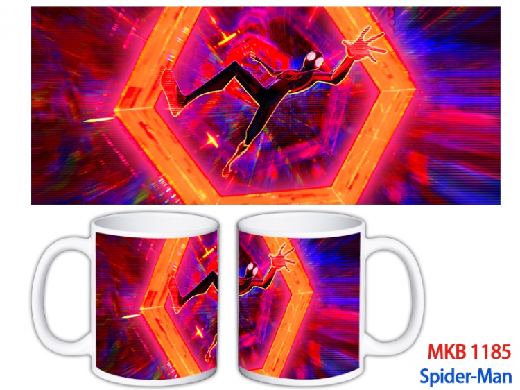Spider-Man Anime color printing ceramic mug cup price for 5 pcs MKB-1185