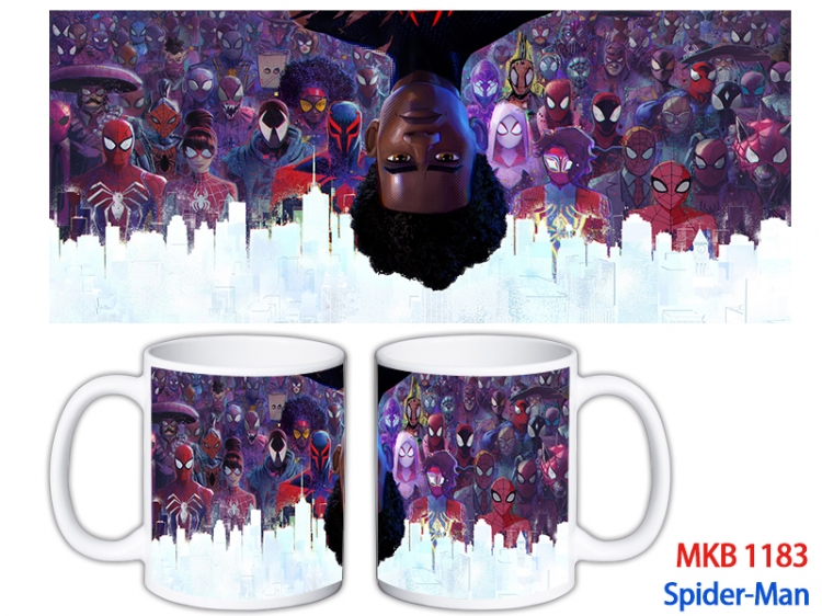 Spider-Man Anime color printing ceramic mug cup price for 5 pc MKB-1183s
