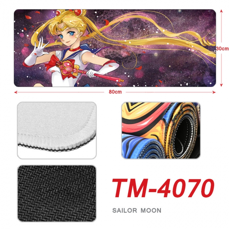 sailormoon Anime peripheral new lock edge mouse pad 80X30cm TM-4070