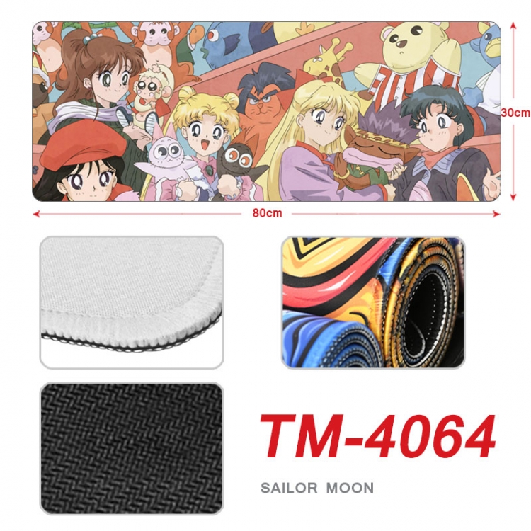 sailormoon Anime peripheral new lock edge mouse pad 80X30cm TM-4064